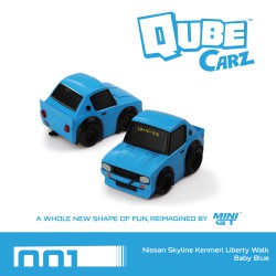 Mini GT Qube Carz Nissan Skyline Kenmeri Liberty Walk Baby Blue Blister QZ00101