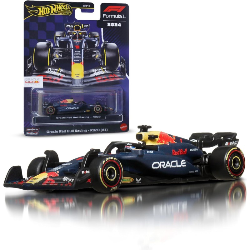 Hot Wheels Premium Formula 1 2024 Max Verstappen n1 Red Bull JBM12