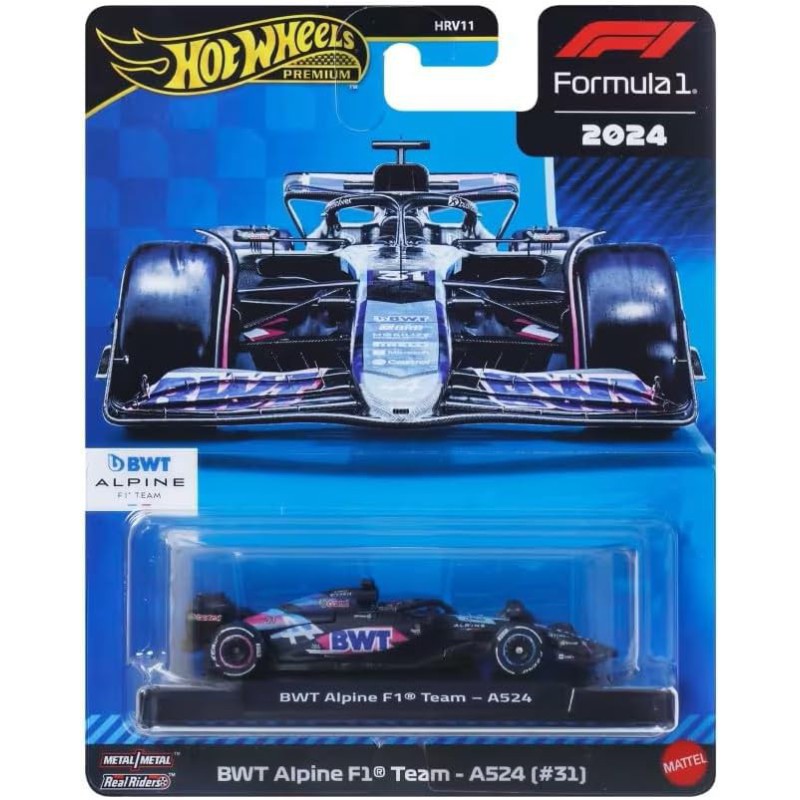 Hot Wheels Premium Formula 1 2024 Estaban Ocon n31 Alpine JBM09