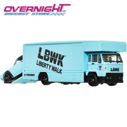 Hot Wheels Premium Team Transport Fleet Flyer y Nissan Skyline 2000GT-R LBWK HRV45