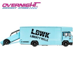 Hot Wheels Premium Team Transport Fleet Flyer y Nissan Skyline 2000GT-R LBWK HRV45