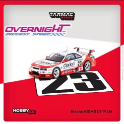 Tarmac Works Nissan Nismo GT-R LM Clarion n23 Hoshino-Suzuki-Kageyama 24h Le Mans 1995 Escala 1/64 TC-T64-067-95LM23