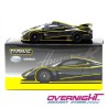 Tarmac Works Pagani Huayra R - Matt Black-Silver Escala 1/64 TC-T64G-TL035-MBS