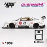 Mini GT 2024 Nissan GTR (R34) Super Silhouette Athlete-Collet Blanco Escala 1/64 MGT01059BL