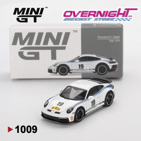 Mini GT Porsche 911 (992) Dakar Rally Design Package 74 2024 - Escala 1/64 MGT01009LHD