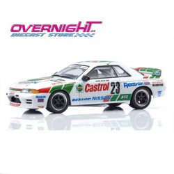 Kyosho MOTN Castrol Skyline GT-R R32 Gr.A n23 1990 - con LED - Escala 1/64 07012LC