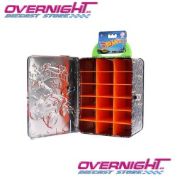 Maletín metálico de Hot Wheels para 18 coches