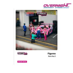 Tarmac Works x American Diorama - Race Day 2 - pack 6 figuras de un día de carreras 1/64 TC-T64F001PK