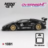 Mini GT Lamborghini Countach Lb-Works Negro en blister - MGT01081BL Escala 1/64