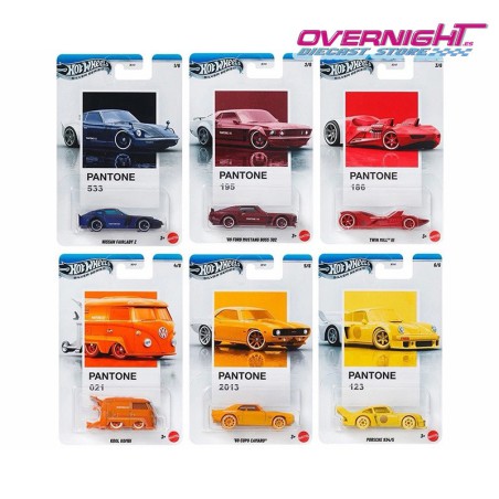 Hot Wheels Silver Series PANTONE A - pack de 6 coches - JKY47-979A
