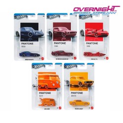 Hot Wheels Silver Series PANTONE A - pack de 5 coches - JKY47-979A-5