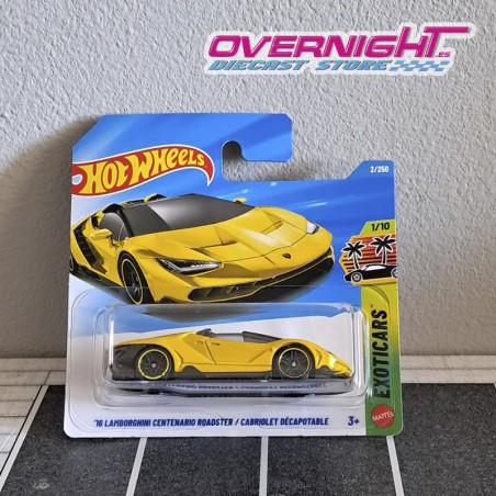 Hot Wheels 16 Lamborghini Centenario Roadster Exoticars JJH80-N521
