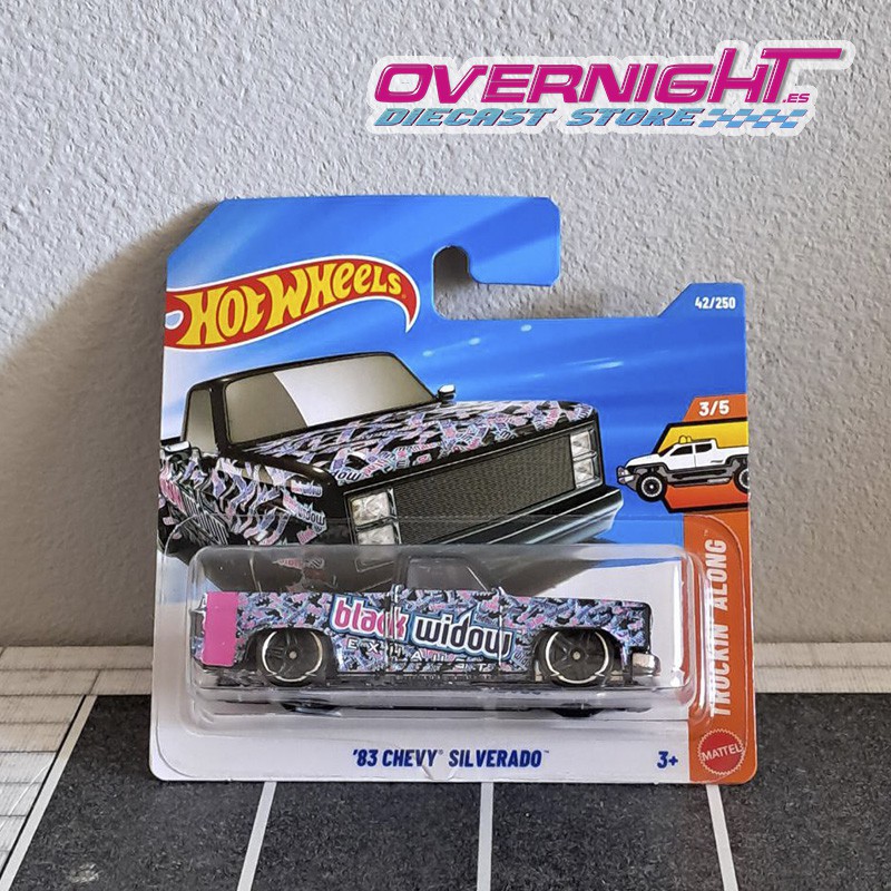 Hot Wheels 83 Chevy Silverado Truckin Along JJJ13-N521