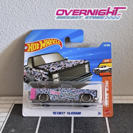 Hot Wheels 83 Chevy Silverado Truckin Along JJJ13-N521