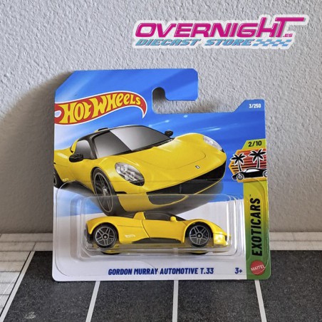 Hot Wheels Gordon Murray Automotive T.33 Exoticars JJJ62-N521