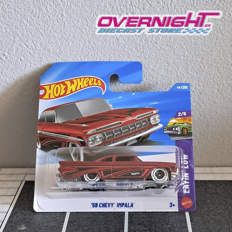 Hot Wheels 59 Chevy Impala Layin Low JJJ15-N522