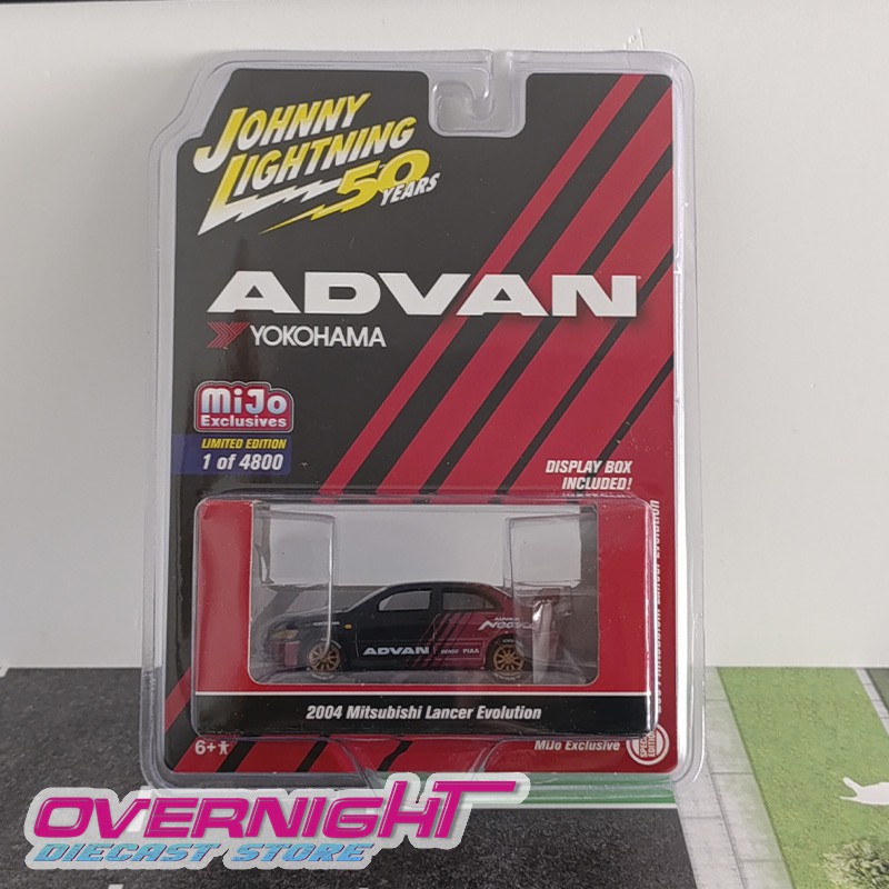 Mitsubishi Lancer Evolution Advan Johnny Lightning 1/64