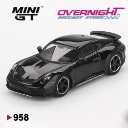 Mini GT Porsche 911 (992) Dakar negro - Escala 1/64 MGT00958LHD