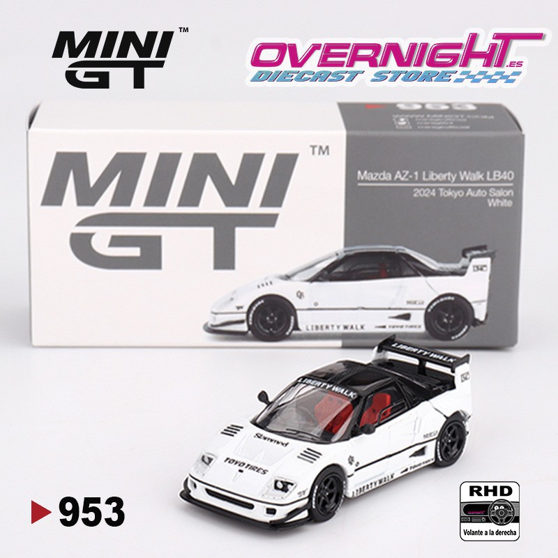 Mini GT Mazda Az-1 Liberty Walk LB40 TOKYO AUTO SALON 2024 Escala 1/64 MGT00953-R