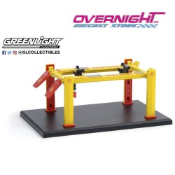 Greenlight Four post lift - Elevador 4 postes Shell - Escala 1/64 gl16100C