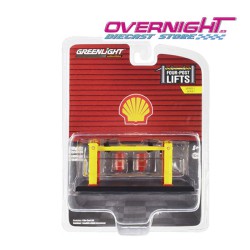 Greenlight Four post lift - Elevador 4 postes Shell - Escala 1/64 gl16100C