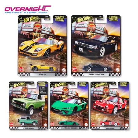 Hot Wheels Premium Boulevard 2025 Mix E pack de 5 coches - GJT68-978E