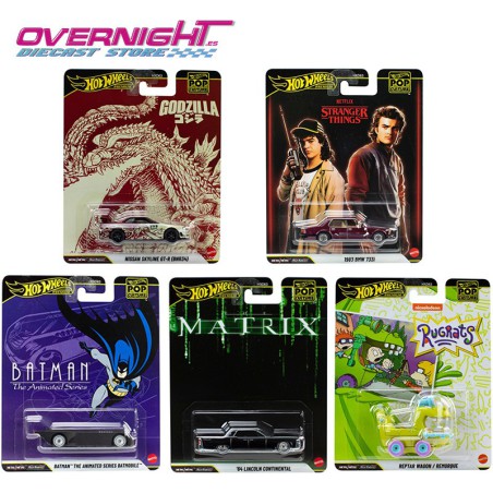 Hot Wheels Premium Pop Culture pack de 5 coches - HXD63-979N