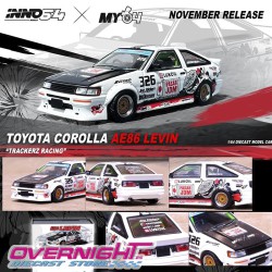 Inno64 Toyota Corolla Levin AE86 Trackerz Racing n326 Escala 1/64 in64-AE86-Trackerz