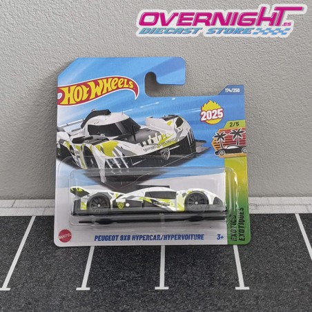 Hot Wheels Peugeot 9x8 Hypercar Exotics HYW11-N523
