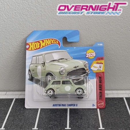 Hot Wheels Austin Mini Cooper S Then and Now JJH39-N521