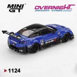 Mini GT Nissan GTR R35 Lb-Silhouette Works GT Blue 2025 Escala 1/64 MGT01124-L