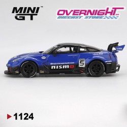 Mini GT Nissan GTR R35 Lb-Silhouette Works GT Blue 2025 Escala 1/64 MGT01124-L
