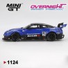 Mini GT Nissan GTR R35 Lb-Silhouette Works GT Blue 2025 Escala 1/64 MGT01124-L