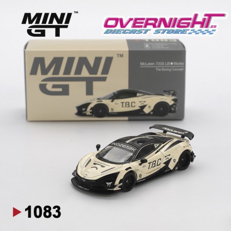 Mini GT Mclaren 720s Lb-Works The Boring Concept 2024 Escala 1/64 MGT01083-L