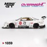Mini GT 2024 Nissan GTR (R34) Super Silhouette Athlete-Collet Blanco Escala 1/64 MGT01059R