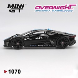 Mini GT Jaguar C-X75 BLACK JAGUAR CX75 2010 Escala 1/64 MGT01070L