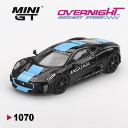 Mini GT Jaguar C-X75 BLACK JAGUAR CX75 2010 Escala 1/64 MGT01070L