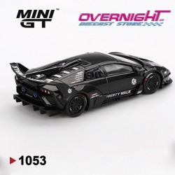 Mini GT Lamborghini LB-Silhouette WORKS MURCIELAGO GT Evo Black Escala 1/64 MGT01053L