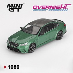 Mini GT BMW M5 (G90) Isle of Man Green Metallic Escala 1/64 MGT01086-L