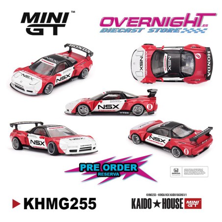 - PREORDER - Mini GT Honda Nsx Kaido Racing V1 1990 Escala 1/64 KHMG255