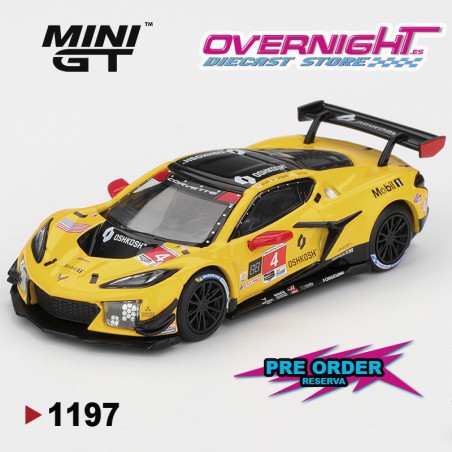 - PREORDER - Mini GT Chevrolet Corvette Z06 GT3.R n4 By Pratt Miller Motorsports Daytona 24 Hrs 2025 Escala 1/64 MGT01197-L