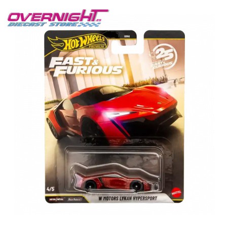 Hot Wheels Premium Fast and Furious 25th Lykan Hypersport JHW70