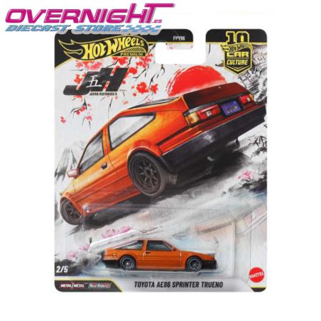 Hot Wheels Premium Japan historic 5 - Toyota AE86 Sprinter Trueno JKF10
