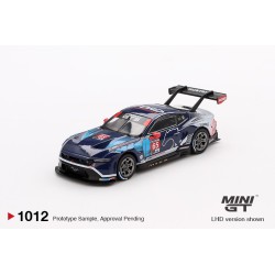 Mini GT Ford Mustang Gt3 n65 Ford Multimatic Motorsports Daytona 24 Hrs 2024 Escala 1/64 MGT01012-L
