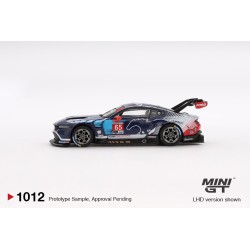 Mini GT Ford Mustang Gt3 n65 Ford Multimatic Motorsports Daytona 24 Hrs 2024 Escala 1/64 MGT01012-L