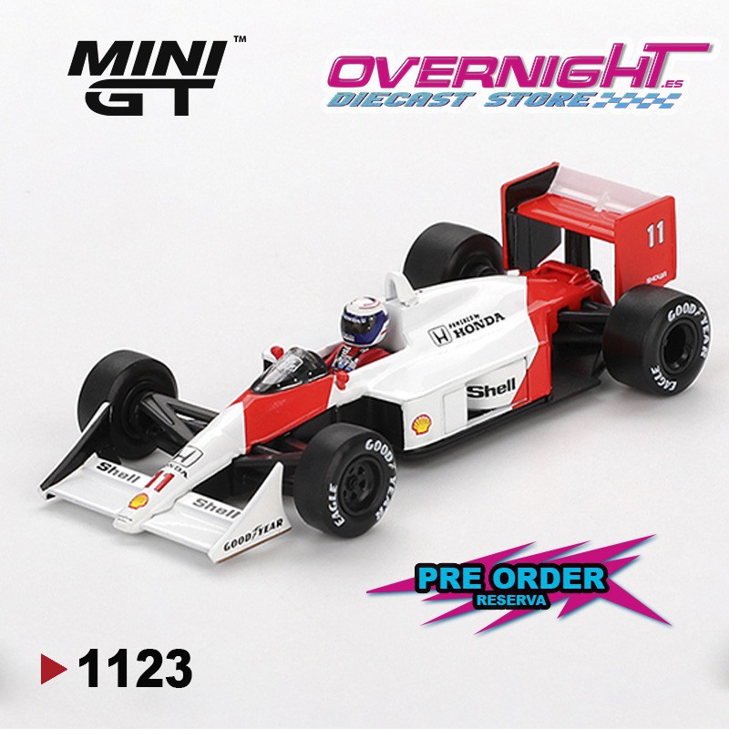 - PREORDER - Mini GT Mclaren Mp4 4 N11 Alain Prost Japanese Grand Prix 2nd 1988 Escala 1/64 MGT01123-L