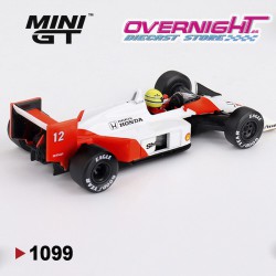 - PREORDER - Mini GT Mclaren Mp4 4 N12 Ayrton Senna Japanese Gp Winner 1988 Escala 1/64 MGT01099-L