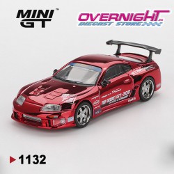 - PREORDER - Mini GT Toyota Supra (A80) Top Secret Gt-300 Red Chrome 2014 Escala 1/64 MGT01132-L