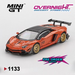 - PREORDER - Mini GT Lamborghini Aventador Lb-Works Limited Edition Orange Mdx 2025 Escala 1/64 MGT01133-R
