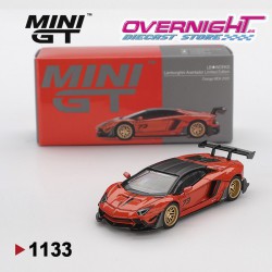 - PREORDER - Mini GT Lamborghini Aventador Lb-Works Limited Edition Orange Mdx 2025 Escala 1/64 MGT01133-R